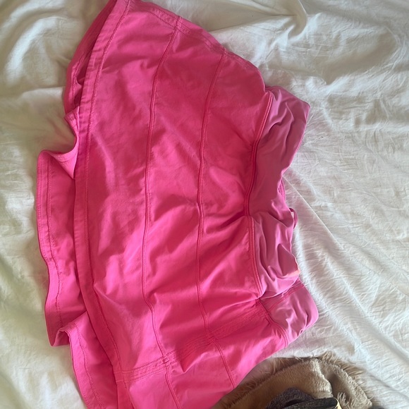 lululemon athletica Skirts Sonic Pink Lululemon Tennis Skirt Poshmark
